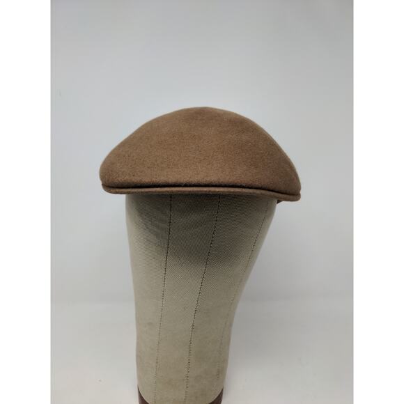 Dorfman Pacific Scala 100% Wool Pressboy Flat Hat Cap Brown Size Small - Picture 2 of 8